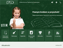 Tablet Screenshot of eped.pl